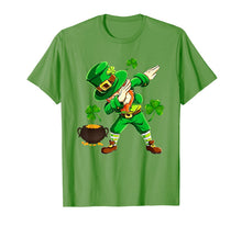 Ladda upp bild till gallerivisning, Funny Dabbing Leprechaun Saint Patrick's Day Shamrock Gifts TShirt291473