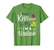 Ladda upp bild till gallerivisning, Don't Kiss Me Tip Me I'm A Waitress St Patrick's Day Gifts TShirt421294