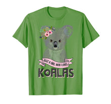 Ladda upp bild till gallerivisning, Just A Girl Who Loves Koalas Koala Bear T-Shirt-240525