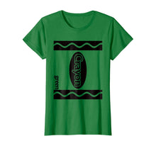 Ladda upp bild till gallerivisning, Green Crayon Box Halloween Costume Couple Group T-Shirt 7774