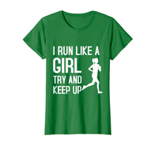 Ladda upp bild till gallerivisning, Funny shirts V-neck Tank top Hoodie sweatshirt usa uk au ca gifts for I Run Like A Girl Try To Keep Up Shirt Funny Running Shirt 145640