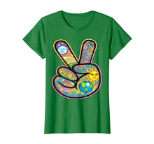 Ladda upp bild till gallerivisning, Funny shirts V-neck Tank top Hoodie sweatshirt usa uk au ca gifts for Trippy Peace Sign T-Shirt 1874498