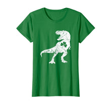 Ladda upp bild till gallerivisning, Dinosaur Shamrock Green St Patrick's Day Gifts Boys Kids T-Shirt-2466370