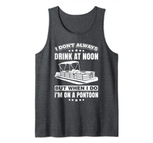 Ladda upp bild till gallerivisning, Drink At Noon Pontoon Boat Funny Motor Boating Lake Tank Top 140446