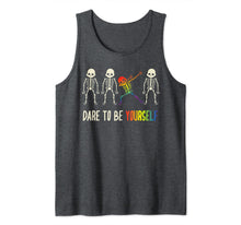 Ladda upp bild till gallerivisning, Dare To Be Yourself Art | Cute LGBT Pride Design Gift Tank Top 138040