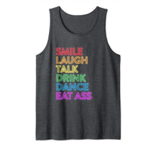 Ladda upp bild till gallerivisning, Smile Laugh Talk Drink Dance Eat Ass LGBT Gay Pride Tank Top 28714