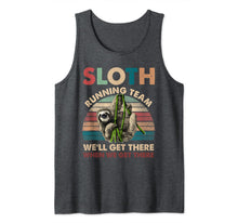 Ladda upp bild till gallerivisning, Vintage Sloth Running Team We'll Get There Funny Sloth Tank Top 58738