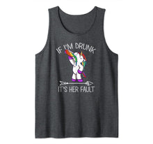 Ladda upp bild till gallerivisning, If I'm Drunk It's Her Fault Unicorn Funny Friends Couple Tank Top 494462