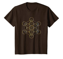 Ladda upp bild till gallerivisning, Metatron's Cube t-shirt. Sacred Geometry Metatron Cube shirt 1335532