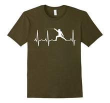 Ladda upp bild till gallerivisning, Funny shirts V-neck Tank top Hoodie sweatshirt usa uk au ca gifts for Fencing Heartbeat Shirt for Fencers - Foil Epee Saber Tee 602229