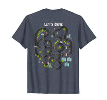 Ladda upp bild till gallerivisning, Play Cars on Daddys Back Gift T Shirt for Dad Massage Tee 68341