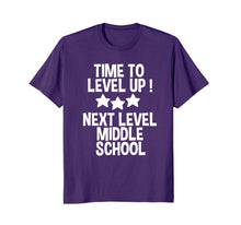 Ladda upp bild till gallerivisning, Level Up Middle School 5th Grade Graduation Party T-Shirt 642849