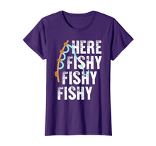 Ladda upp bild till gallerivisning, Funny shirts V-neck Tank top Hoodie sweatshirt usa uk au ca gifts for Here Fishy Fishy Lucky Fisherman T-Shirt: Fishing Game On 415753