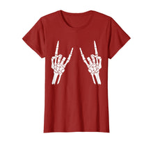 Ladda upp bild till gallerivisning, Halloween Skeleton Rocker Graphic T-Shirt 63558