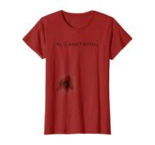 Ladda upp bild till gallerivisning, Funny Zombie Bite Halloween T shirt Bitten Injury Men Women 139555