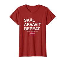 Ladda upp bild till gallerivisning, Funny shirts V-neck Tank top Hoodie sweatshirt usa uk au ca gifts for Skal, Akvavit, Repeat Danish Dansk T-Shirt Denmark Danmark 898482