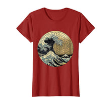 Ladda upp bild till gallerivisning, Funny shirts V-neck Tank top Hoodie sweatshirt usa uk au ca gifts for Flower of life with Kanagawa Japanese The great wave T-shirt 603116
