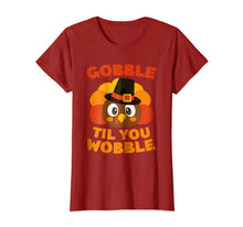 Ladda upp bild till gallerivisning, Gobble Til You Wobble T-Shirt Thanksgiving Day Gift Shirt 139823