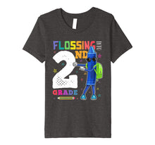 Ladda upp bild till gallerivisning, Funny Back to School 2nd Grade Flossing Crayon Shirt Kids 7443596
