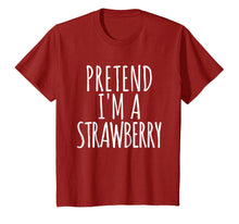 Ladda upp bild till gallerivisning, Funny shirts V-neck Tank top Hoodie sweatshirt usa uk au ca gifts for Lazy Funny Halloween Costume TShirt Pretend Im A Strawberry 2274548