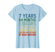 Ladda upp bild till gallerivisning, Vintage 7th Birthday 7 Years Old Wedding Anniversary Gift T-Shirt