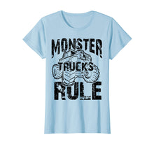 Ladda upp bild till gallerivisning, Funny shirts V-neck Tank top Hoodie sweatshirt usa uk au ca gifts for MONSTER TRUCKS RULE T-shirt 1483079