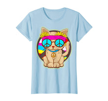 Ladda upp bild till gallerivisning, Funny shirts V-neck Tank top Hoodie sweatshirt usa uk au ca gifts for Hippie Cat Peace Design T-Shirt 1817958