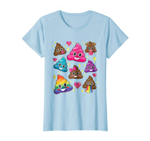 Ladda upp bild till gallerivisning, Funny shirts V-neck Tank top Hoodie sweatshirt usa uk au ca gifts for Cute Girl Rainbow Emoji Poop T-Shirt - BFF Gift or PJ Tee 330512