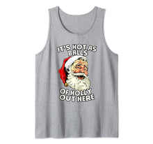 Ladda upp bild till gallerivisning, Christmas in July Shirt Santa Hot As Balls Summer Santa Gift Tank Top 472265