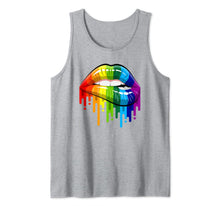 Ladda upp bild till gallerivisning, Lgbt Rainbow Lips Pride for Gay Homosexual Lesbian T-Shirt Tank Top 38578