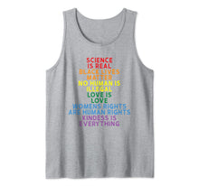 Ladda upp bild till gallerivisning, Science is real Black Lives Matter Love is Love Tank Top 36426