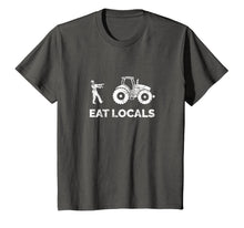 Ladda upp bild till gallerivisning, Eat Locals | Funny Zombie Farming Tractor T-Shirt 1156444