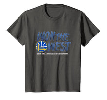 Ladda upp bild till gallerivisning, Warriors Won The West T-Shirt Oakland Basketball Fans Shirt 78340