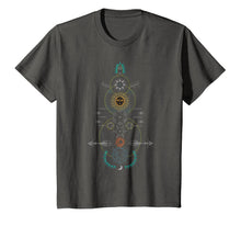 Ladda upp bild till gallerivisning, Sacred Geometry T-Shirt - Earth Sun and Moon T-Shirt 844560