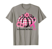 Ladda upp bild till gallerivisning, In October We Wear Pink Pumpkin Breast Cancer Leopard Gift T-Shirt 227255