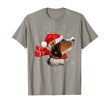 Ladda upp bild till gallerivisning, Funny shirts V-neck Tank top Hoodie sweatshirt usa uk au ca gifts for Christmas Beagle Santa Hat Dog Lover Gifts T-Shirt 724321