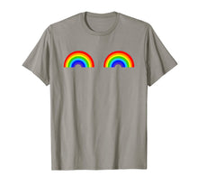 Ladda upp bild till gallerivisning, Gay Les Pride Rainbow Boobs T-Shirt LGBT Pride 23511
