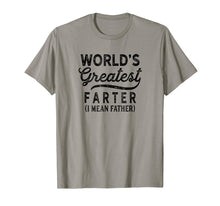Ladda upp bild till gallerivisning, Funny shirts V-neck Tank top Hoodie sweatshirt usa uk au ca gifts for Worlds Greatest Farter I Mean Father Shirt Birthday For Men 1436734