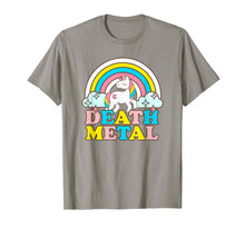 Ladda upp bild till gallerivisning, Funny shirts V-neck Tank top Hoodie sweatshirt usa uk au ca gifts for Death Metal Funny Rainbow Unicorn Novelty T-Shirt 2082020
