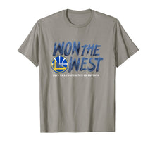 Ladda upp bild till gallerivisning, Warriors Won The West T-Shirt Oakland Basketball Fans Shirt 78340