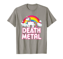 Ladda upp bild till gallerivisning, Funny shirts V-neck Tank top Hoodie sweatshirt usa uk au ca gifts for Funny Death Metal Rainbow Unicorn T-Shirt 1543344