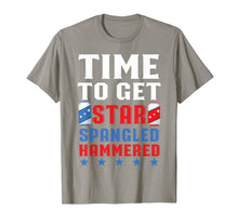 Ladda upp bild till gallerivisning, Time To Get Star Spangled Hammered America Drinking T-shirt 1318411