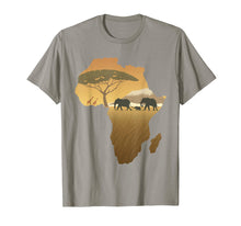 Ladda upp bild till gallerivisning, Funny shirts V-neck Tank top Hoodie sweatshirt usa uk au ca gifts for Africa T-Shirt Elephant Map Dad South Animal Big Five Safari 1560922