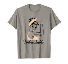 Ladda upp bild till gallerivisning, Funny shirts V-neck Tank top Hoodie sweatshirt usa uk au ca gifts for Strong Woman Uterine Cancer Warrior Unbreakable T-Shirt 2720936