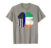 Ladda upp bild till gallerivisning, Funny shirts V-neck Tank top Hoodie sweatshirt usa uk au ca gifts for Thin Blue Line Flag Irish American St Patricks Day T Shirt 2441981