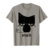 Ladda upp bild till gallerivisning, Meh Black Cat Funny Gift For Cat Lovers Men Women T-Shirt 95483