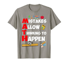 Ladda upp bild till gallerivisning, Mistakes Allow Thinking to Happen - Math Teacher T-Shirt 308659