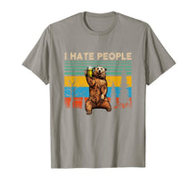 Ladda upp bild till gallerivisning, I Hate People - Bear Drinking Beer Tshirt Funny Gifts T-Shirt 560970