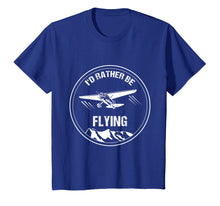 Ladda upp bild till gallerivisning, Funny shirts V-neck Tank top Hoodie sweatshirt usa uk au ca gifts for Retro Pilot T-Shirt I'd Rather be Flying Plane Pilot Gift 2333548