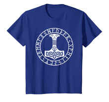 Ladda upp bild till gallerivisning, Funny shirts V-neck Tank top Hoodie sweatshirt usa uk au ca gifts for Thor Hammer Mjolnir in Circle of Norse Runes T-Shirt 1026838
